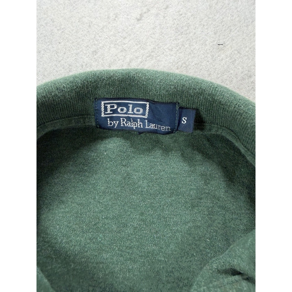 Polo Ralph Lauren Men's green Polo Shirt Size S Orange Pony Excellent Condition - Picture 4 of 5